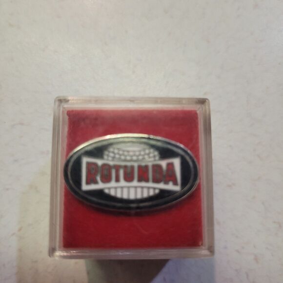 Rotundra hat tie pin Red Black White Collectable - Picture 4 of 4